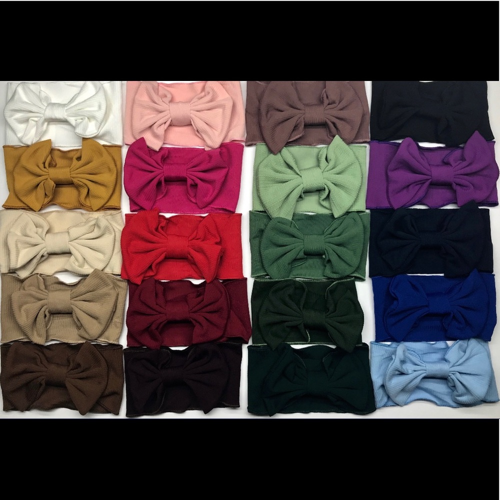 6 Big Bow Headbands for $20 🌼
